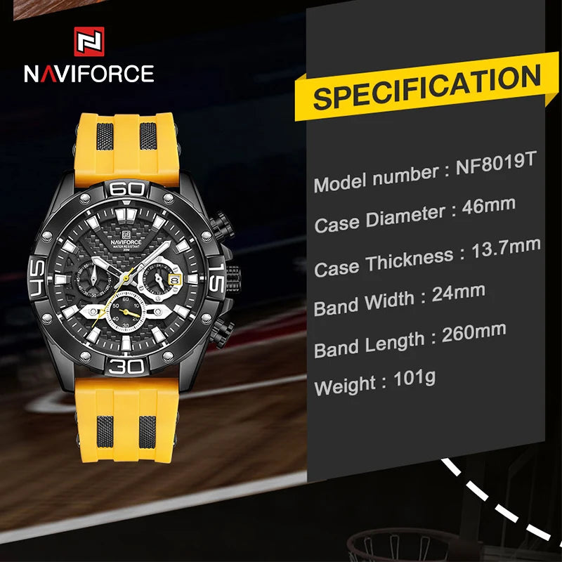 NAVIFORCE Sporty Military Quartz Wristwatch