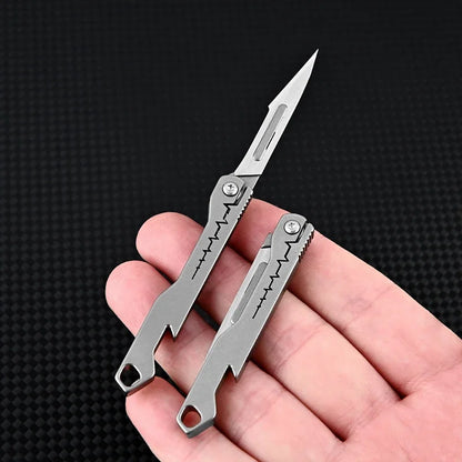 Titanium Alloy Mini Sharp Folding Knife