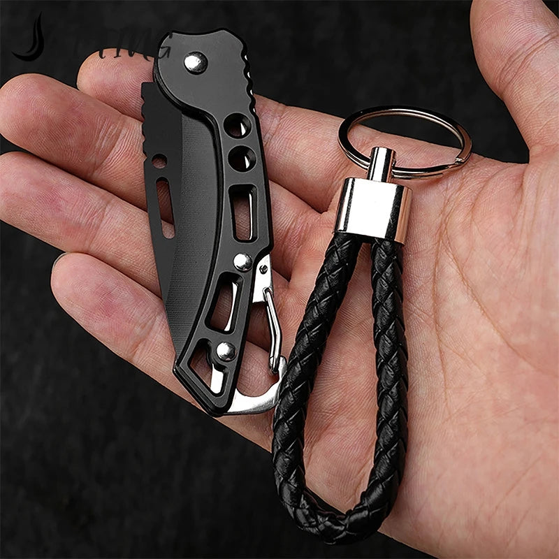 Jetting Stainless Steel Folding Keychain Knife