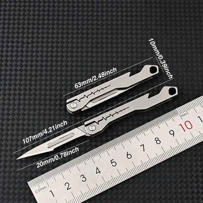 Titanium Alloy Mini Sharp Folding Knife