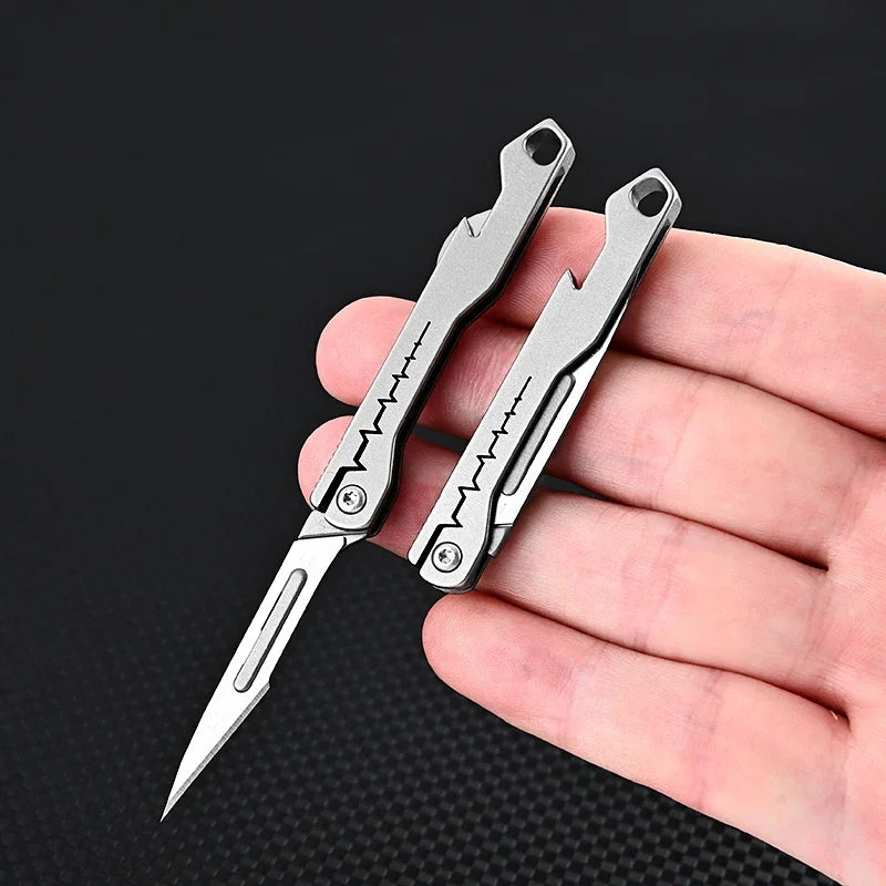 Titanium Alloy Mini Sharp Folding Knife